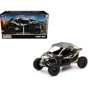 Can-Am Maverick X3 XRC Turbo ATV Tan and Black with Silver Top 1/18 Diecast Model by New Ray - 1 of 4