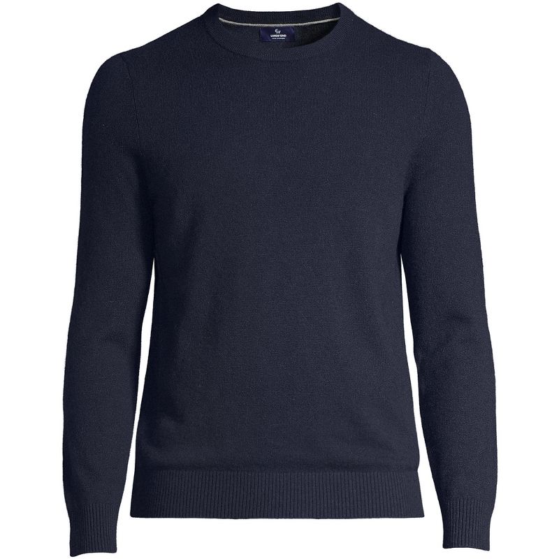 Lands' End Men's Fine Gauge Cashmere Sweater, 2 of 5
