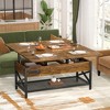 Besiost Coffee Table Lift Top with LED Light and Power Outlet - 4 of 4