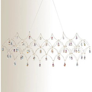 49"Modern Crystal Chandelier Crystal Pendant Lighting - 1 of 4