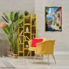 Stupell Industries Colorful Coastal Town Floating Frame Canvas Art, Gold, 21" x 31" - 3 of 4
