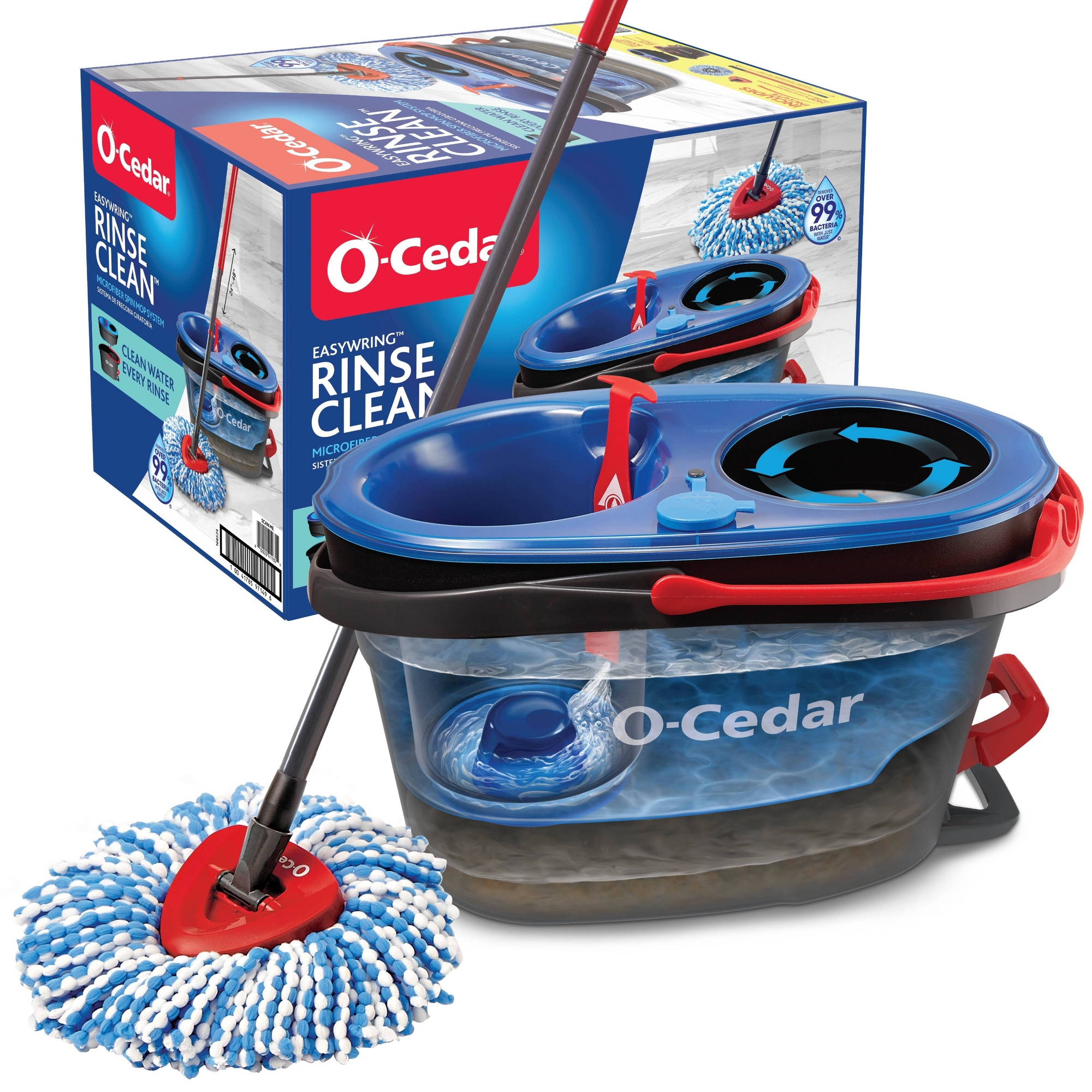 O-Cedar RinseClean Spin Mop & Bucket System
