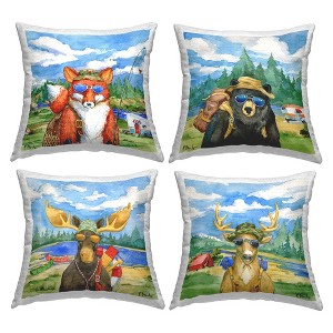 Stupell Industries Woodland Animals Camping, 18 x 18 - 1 of 3