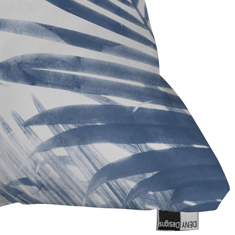 Emanuela Carratoni Serenity Palms Throw Pillow Blue - Deny Designs, 3 of 7