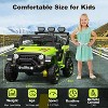 Ride on Car with 6 EVA Wheels&4WD, 24V Battery Powered Electric Car for Kids, Electric Vehicle with Remote Control, 3 Adjustable Speeds - 2 of 4
