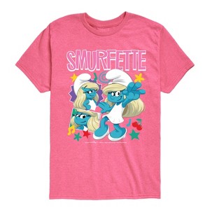 Boys' - Smurfs -  Short Sleeve Graphic T-Shirt - 1 of 3