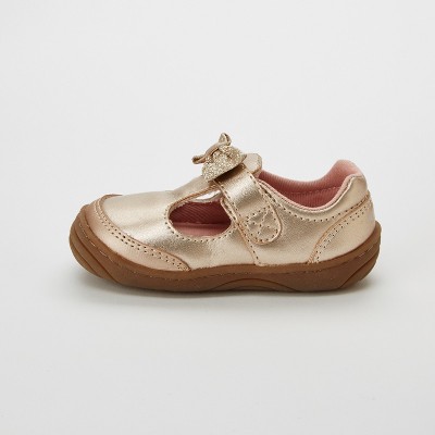 stride rite gold shoes