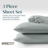Micropuff Pillowcase Set with Matching Fitted Sheet – Soft, Durable, and Fade-Resistant Bedding (Flat Sheet Not Included) - 3 of 4