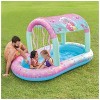 SwimWays Disney Princess Ariel Water Castle Deluxe Inflatable Pool, Above Ground Pool with Canopy and Fast Inflation for Kids Aged Aged 3 & Up - 2 of 4