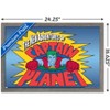 Trends International Captain Planet and The Planeteers - Logo Framed Wall Poster Prints - 3 of 4