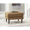 Signature Design by Ashley Contemporary Telora Ottoman, Caramel - 2 of 4