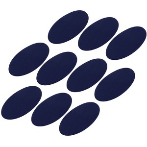 Unique Bargains Oval Iron-on Washable Clothes Hole Repairing Denim Patches 10 Pcs - 1 of 4