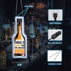 Hachikiko "Always Time for Another Beer" LED Neon Sign - 13"x4.8" Bottle-Shaped Bar Light - Creative Pub & Restaurant Decor - 4 of 4