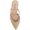 Journee Collection Women's Yvon Narrow Width SuperNatural Shades Pointed Toe Mule Pumps - 4 of 4