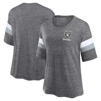 NFL Las Vegas Raiders Men's Quick Tag Athleisure T-Shirt - S