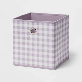 11 Fabric Cube Storage Bin Blue Floral - Room Essentials™ : Target