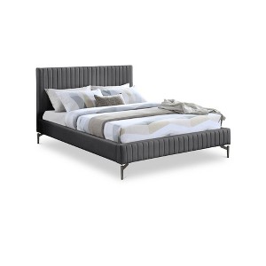 Meridian Furniture,Gallo Vegan Leather Bed - 1 of 4