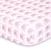 The Peanutshell Fitted Crib Sheets - Elephant and Pink Hearts - 2pk - 2 of 4