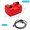 Portable Boat Fuel Gas Tank, Under Seat Portable Marine Tank, 12L/24L/55L Marine Outboard Gas Tank, Fuel Can Container for Boats and Watercraft - 2 of 4