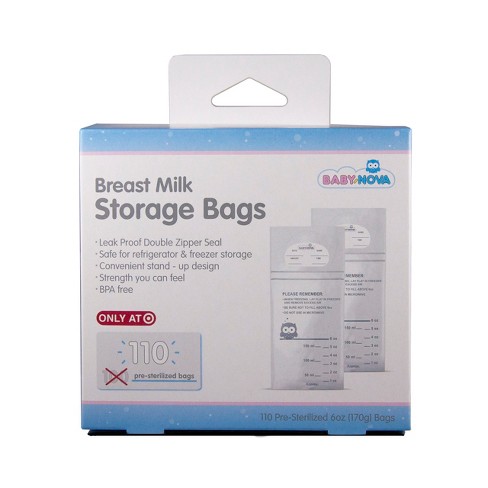 Baby Nova Breast Milk Storage Bags - 110ct - image 1 of 2