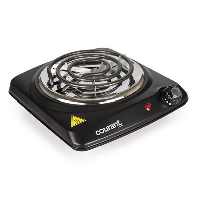 Courant 1000 Watts Portable Single Electric Burner, Stainless