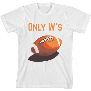 Only W's American Football Youth Crew Neck Short Sleeve Tee - 1 of 2