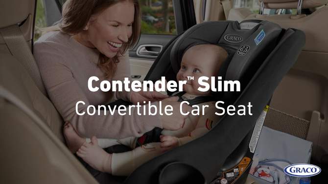 Graco Contender Slim Convertible Car Seat - Westpoint, 2 of 7, play video