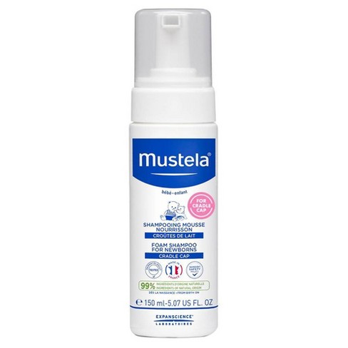 Mustela Newborn Baby Foam Shampoo For Cradle Cap 5 07 Fl Oz Target