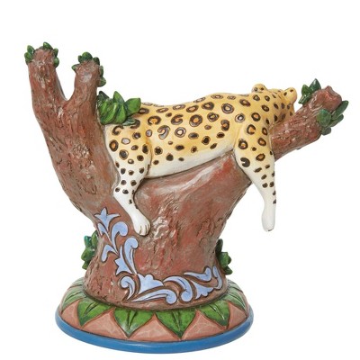 Jim Shore 5.5 Inch Multicolor Resin Amur Leopard Figurine