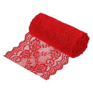 Unique Bargain Decorative Vintage Crochet Hollow Lace Ribbon for Gift Wrapping - 1 of 4