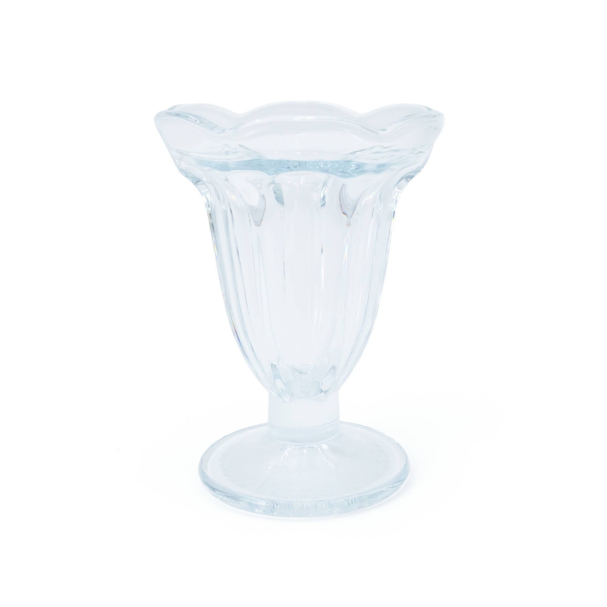 Glass Ice Cream Dish Clear - Bullseye's Playground™