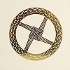 Slickblue Celtic Metal Wall Art – 12" Round Hanging Decor in 8 Irish Designs & 4 Finish Options for Home - 3 of 4