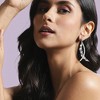 SOHI Women's Rhinestone Crescent Drop Earrings - 3 of 4