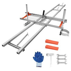Chainsaw Mill, 36" Portable Sawmill Planking Milling Bar, Aluminum Chainsaw Planking Mill, Wood Cross Cutting Guide System for Factory & Woodworkers - 1 of 4