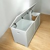 LAOTIES 39" Modern Hidden Cat Litter Box Furniture,Dog Proof Enclosure Cabinet,Cat Washroom Bench for Large Cats - 3 of 4