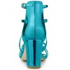 Allegra K Women's Strappy Crisscross Adjustable Buckle Strap Block Heels Sandals - 3 of 4