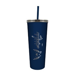 NHL Washington Capitals 24oz Skinny Tumbler with Straw - 1 of 4
