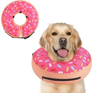 Inflatable Dog Collar for Large Dogs – Soft Recovery Neck Donut for Post-Surgery Comfort and Healing - 1 of 4