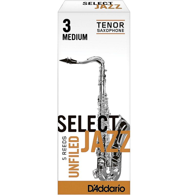 D'Addario Woodwinds Select Jazz Unfiled Tenor Saxophone Reeds, 2 of 4