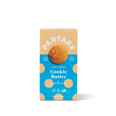 Partake Gluten Free Soft Baked Cookie Butter Cookies - 5.5oz