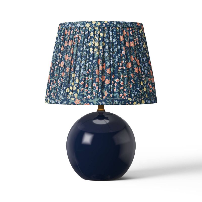 Rifle Paper Co. x Target Round Base Table Lamp - Pleated Mayfair Shade, 1 of 8