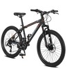 CAVINAS 24IN Mountain Bike with Steel Frame, Shimano 21-Speed Kids Bike with Dual Disc Brakes and Front Suspension, for Boys and Girls - 3 of 4