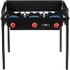 Hike Crew Cast Iron Burner Gas Camping Stove, Portable Stove with Flame Control & More - 4 of 4