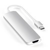 Satechi Aluminum Type-C Slim Multi-Port Adapter 4K - Silver - 2 of 4