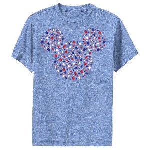 Boy's Disney Mickey and Friends Starry Silhouette Performance Tee - 1 of 4
