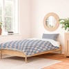 Deny Designs Schatzi Brown Alice Check Duvet Cover Bedding Set Blue - 2 of 4