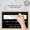 Big Dot of Happiness New Year's Eve - Gold - New Years Eve Party Resolution Mug Shots - Photo Booth Props Kit - 20 Count - 2 of 4
