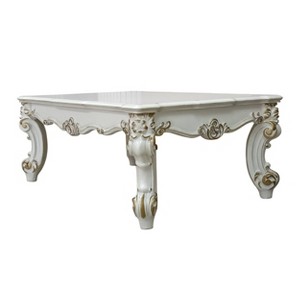 53" Vendome II Coffee Table Antique Pearl Finish - Acme Furniture - 1 of 4