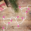 Northlight LED C6 Faceted Christmas Lights - Pink - 22.5' White Wire - 70ct - 2 of 4