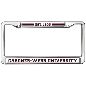 Gardner-Webb University School Logo Full Size Standard License Plate Metal Frame - 1 of 4